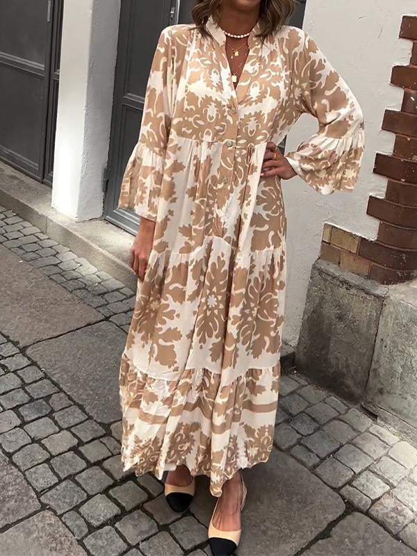 Floral Sleeve Maxi