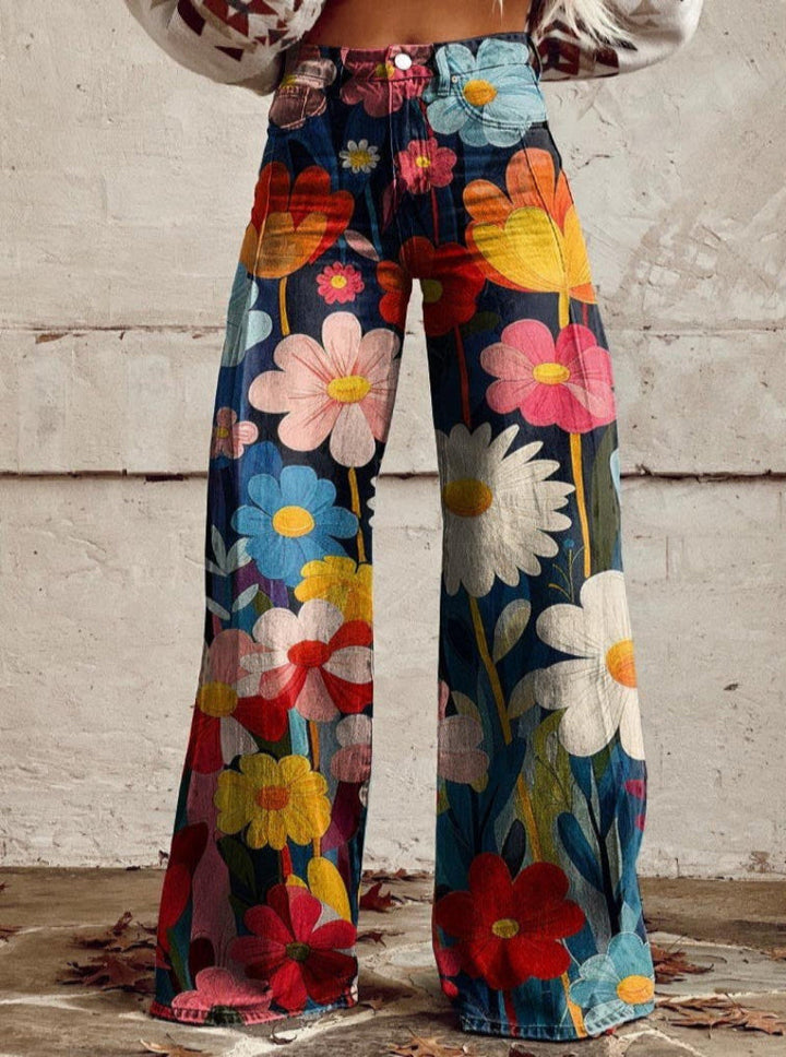 BOHO CHIC | Vintage-Inspired Wide-Leg Pants