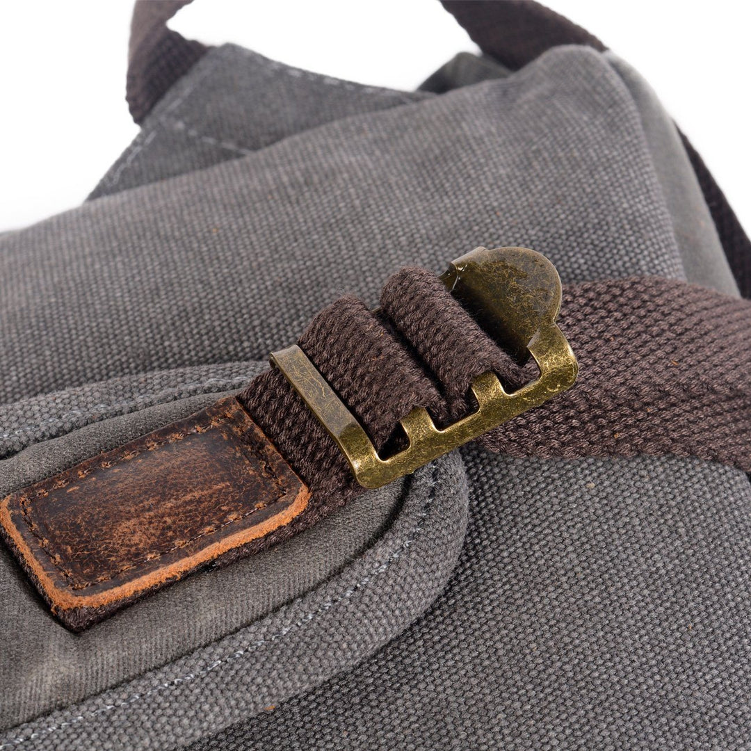 Linen Leather Backpack | Asher