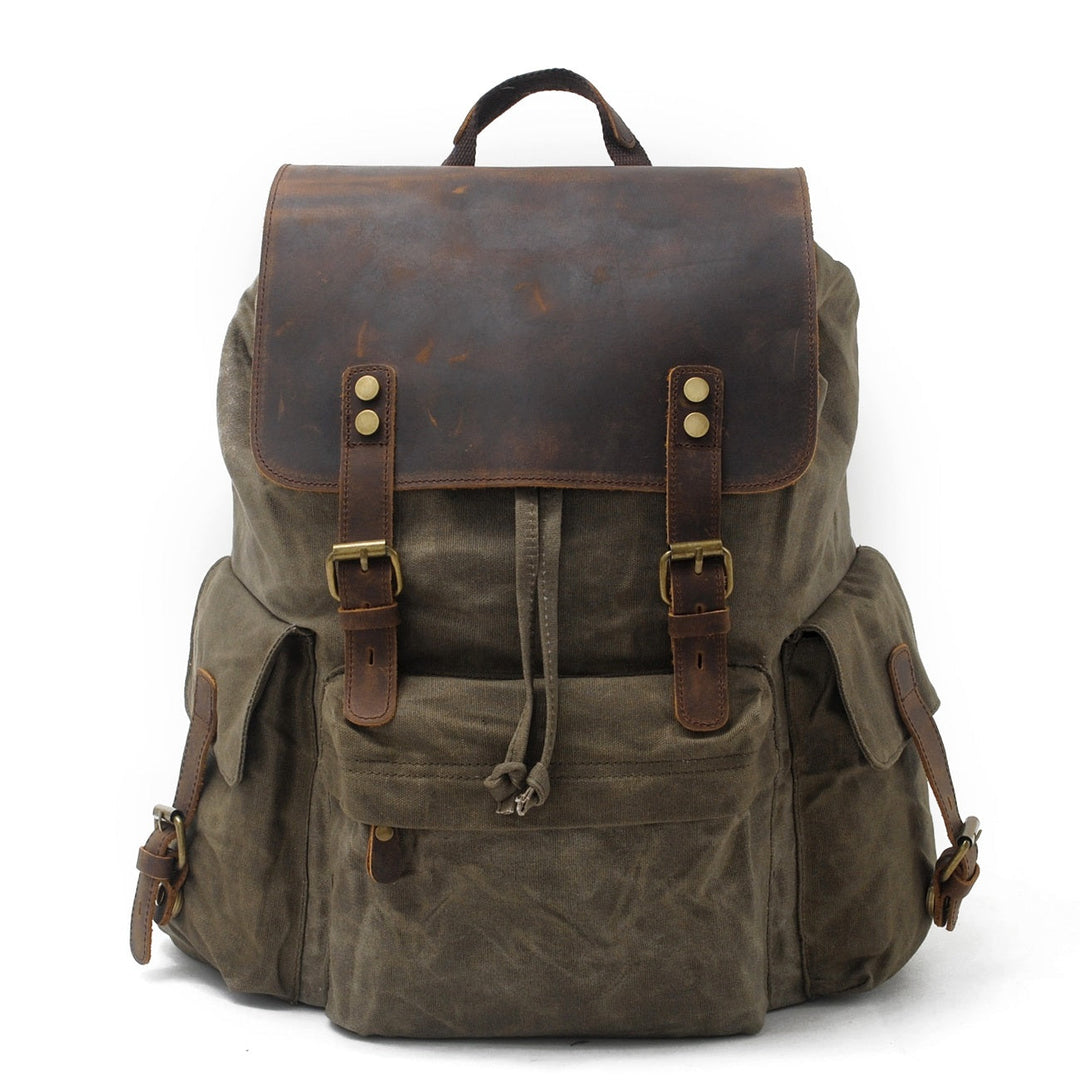 Waxed Canvas Backpack | Logan