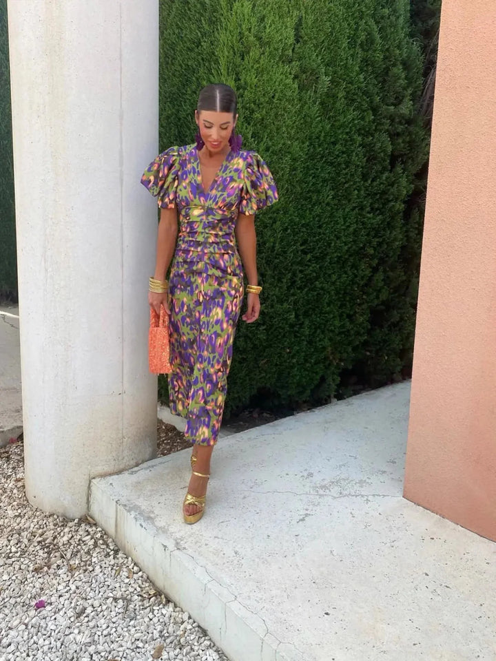 Zaya | Carnival Pleats Dress