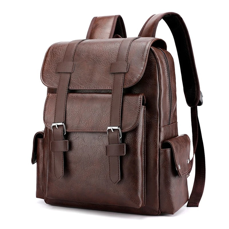 VINCENT | Sophisticated Leather Backpack for the Modern Professional