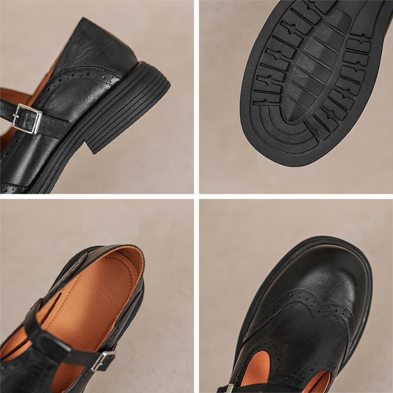 Risa Leather Mary Janes