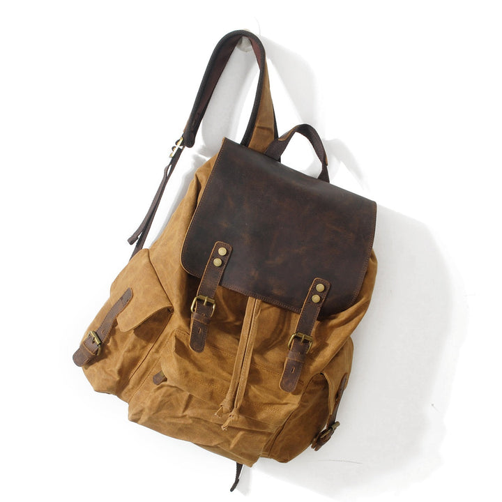 Waxed Canvas Backpack | Logan