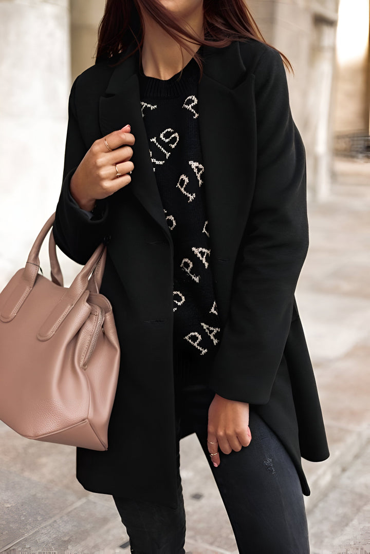 Lena™ - Chic Buttoned Winter Coat