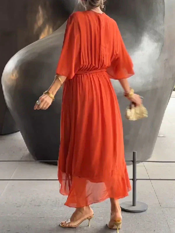 Lyra | Whisper-Soft V-Neck Dress