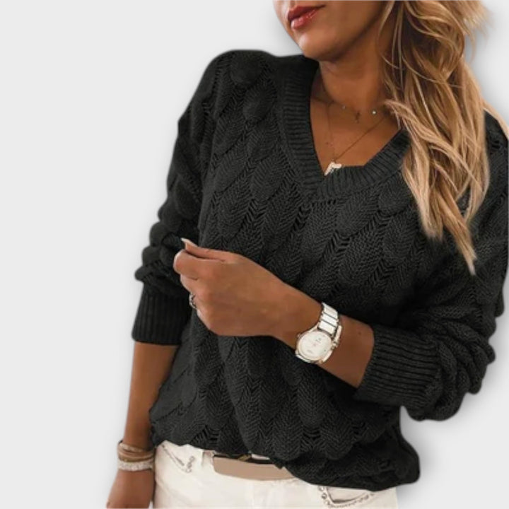 Noe - Pullover with V-neck