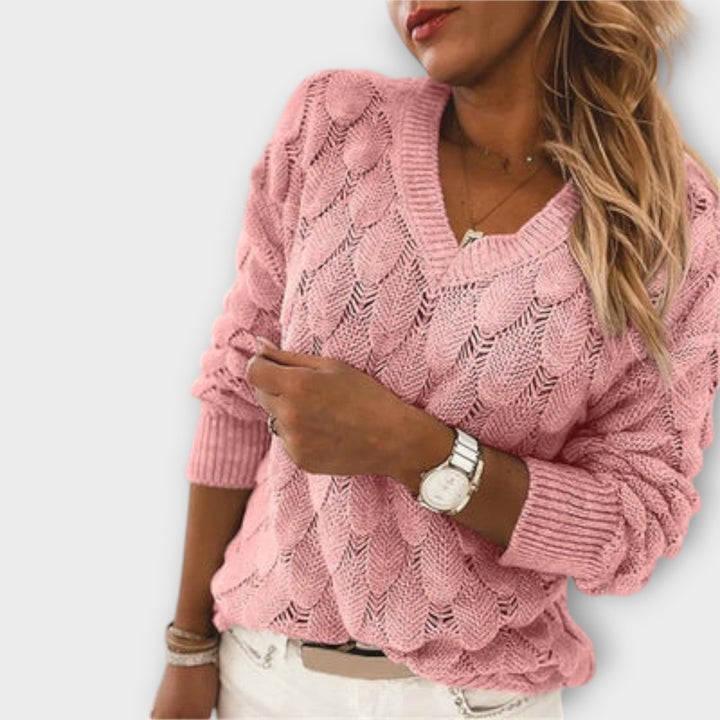 Noe - Pullover with V-neck