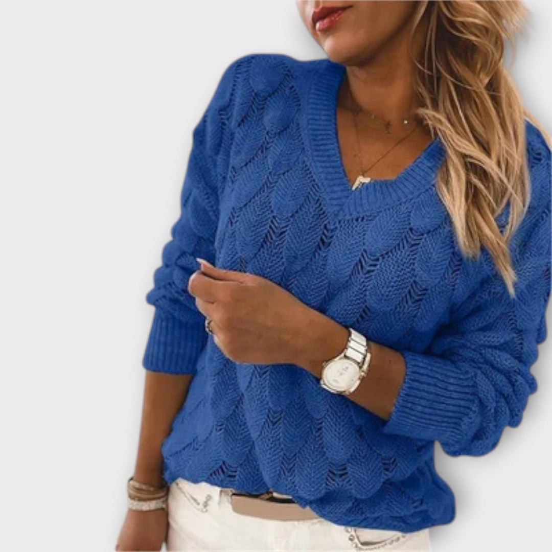 Noe - Pullover with V-neck