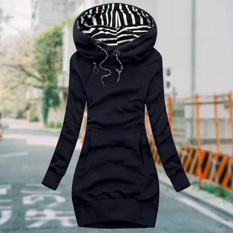 Zara™ - Striped Hooded Pullover
