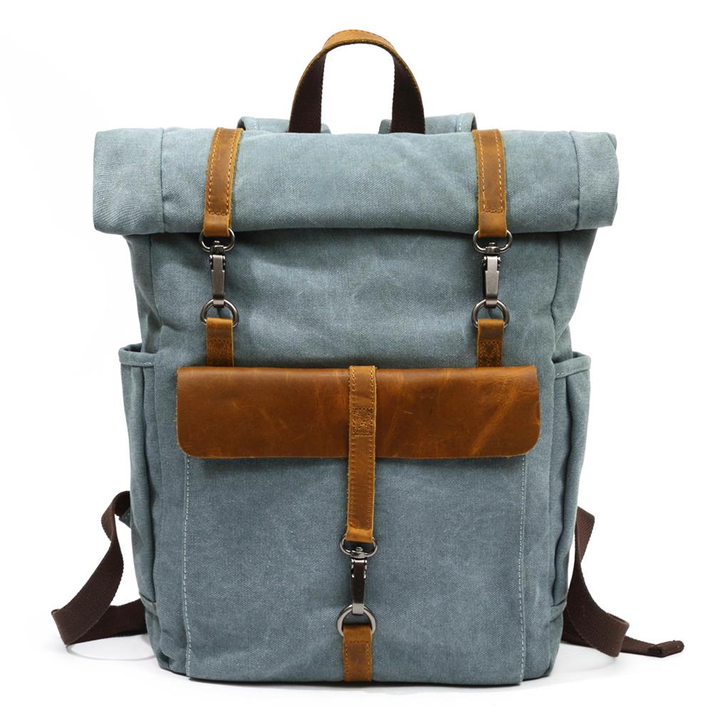 Retro Canvas Rucksack | Arlo