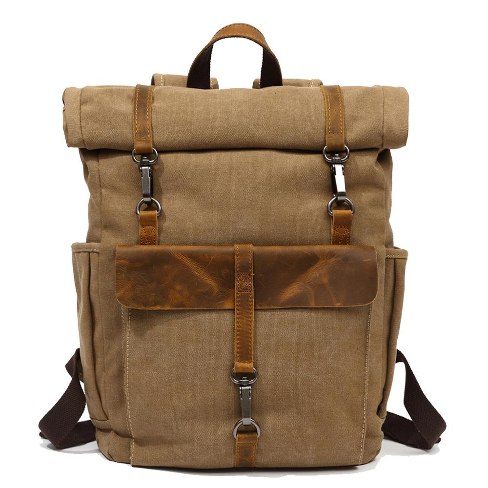 Retro Canvas Rucksack | Arlo