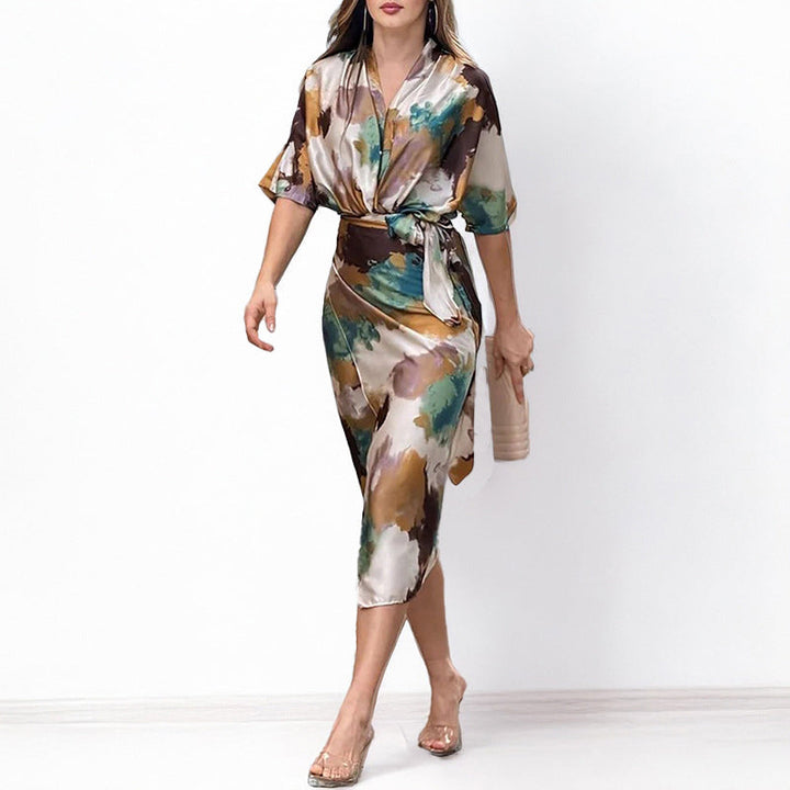 Satin Printed Elegance