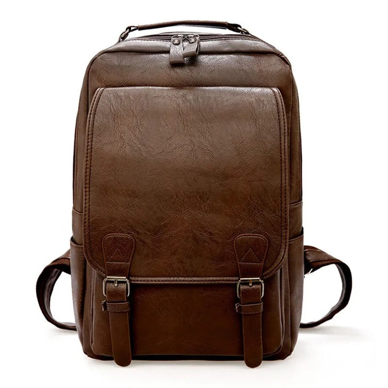 Mason | Sleek Leather Laptop Backpack