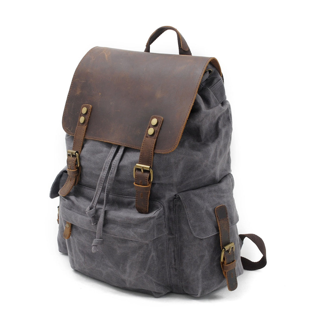 Waxed Canvas Backpack | Logan