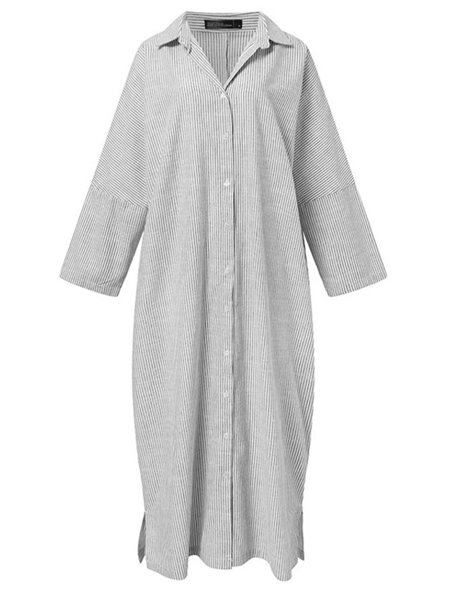Grace Linen Maxi Dress