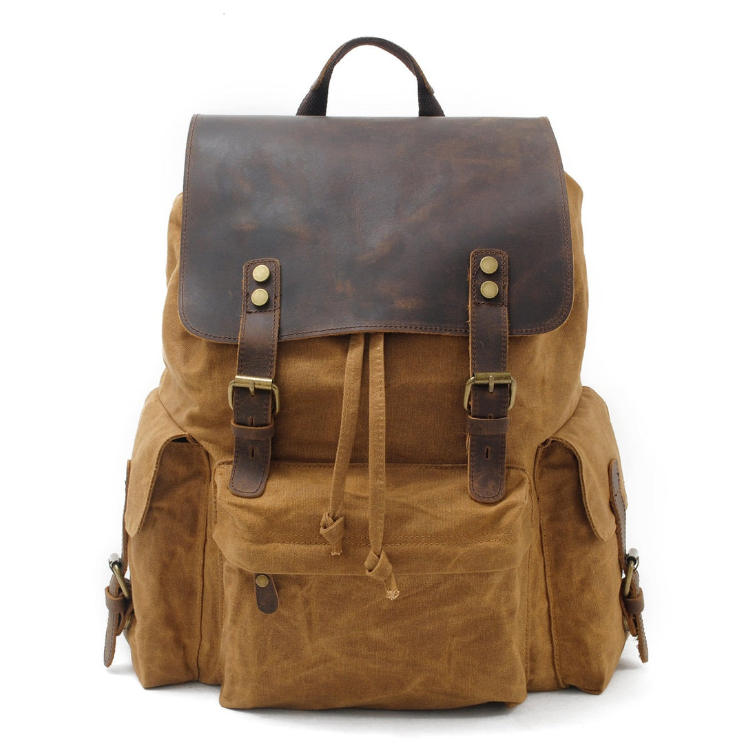 Waxed Canvas Backpack | Logan