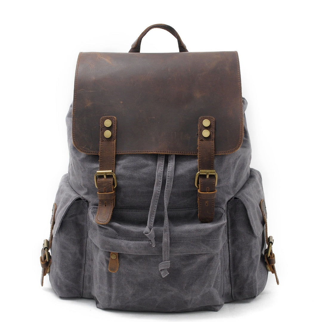 Waxed Canvas Backpack | Logan