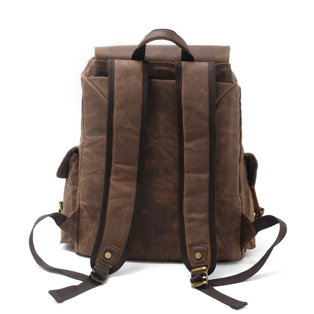 Waxed Canvas Backpack | Logan