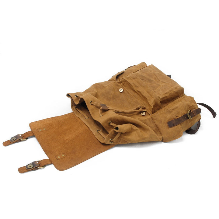 Waxed Canvas Backpack | Logan