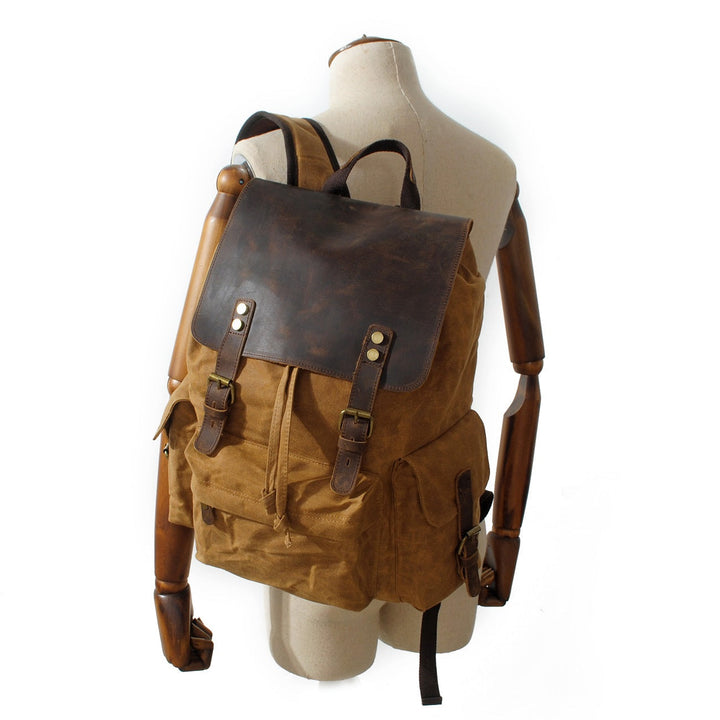 Waxed Canvas Backpack | Logan