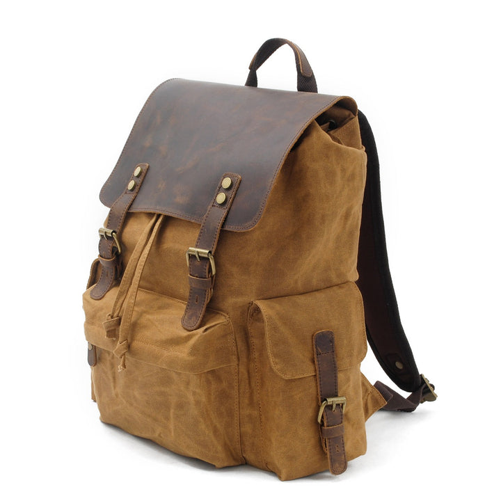 Waxed Canvas Backpack | Logan