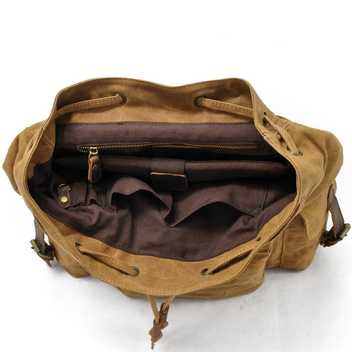 Waxed Canvas Backpack | Logan