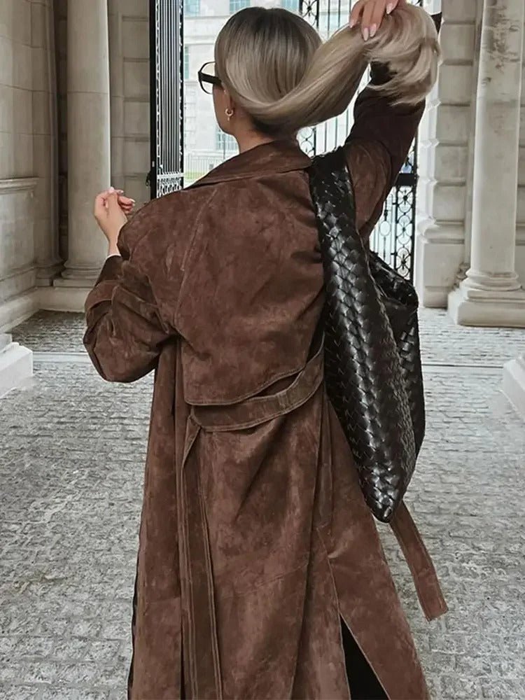 Aubrey™ - Vintage Suede Trench