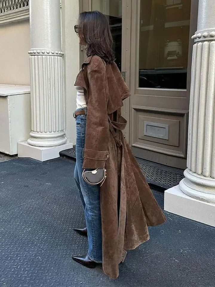 Aubrey™ - Vintage Suede Trench